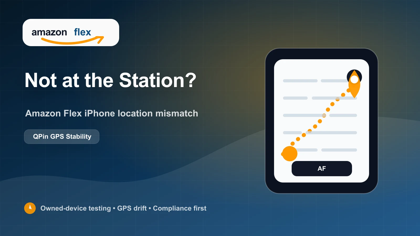 Amazon Flex 提示不在站點？2026 iPhone 改定位與 Fake GPS 指南 cover image