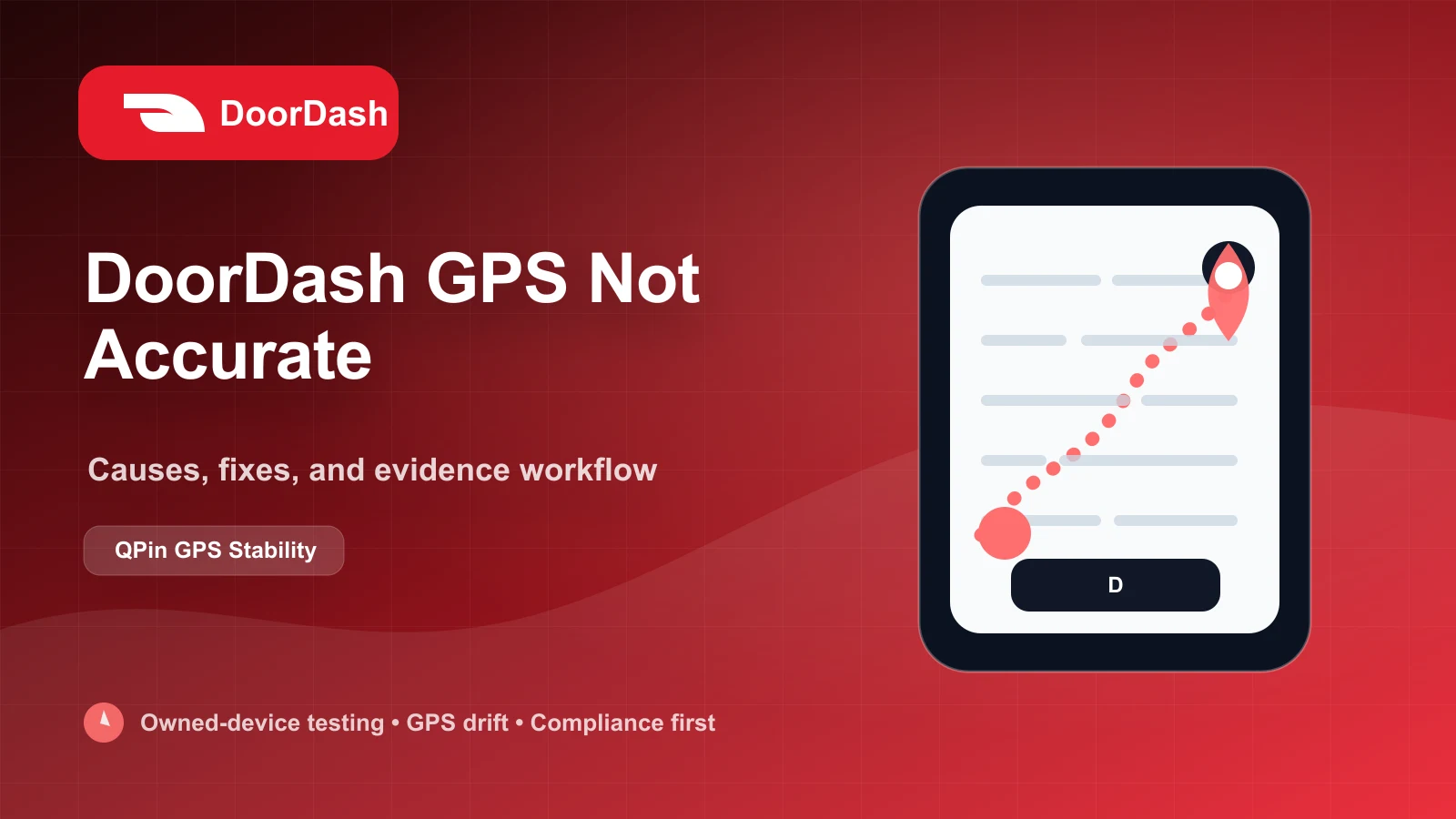 修復 DoorDash 定位不準：免越獄 iPhone 修改位置硬體解決方案 cover image