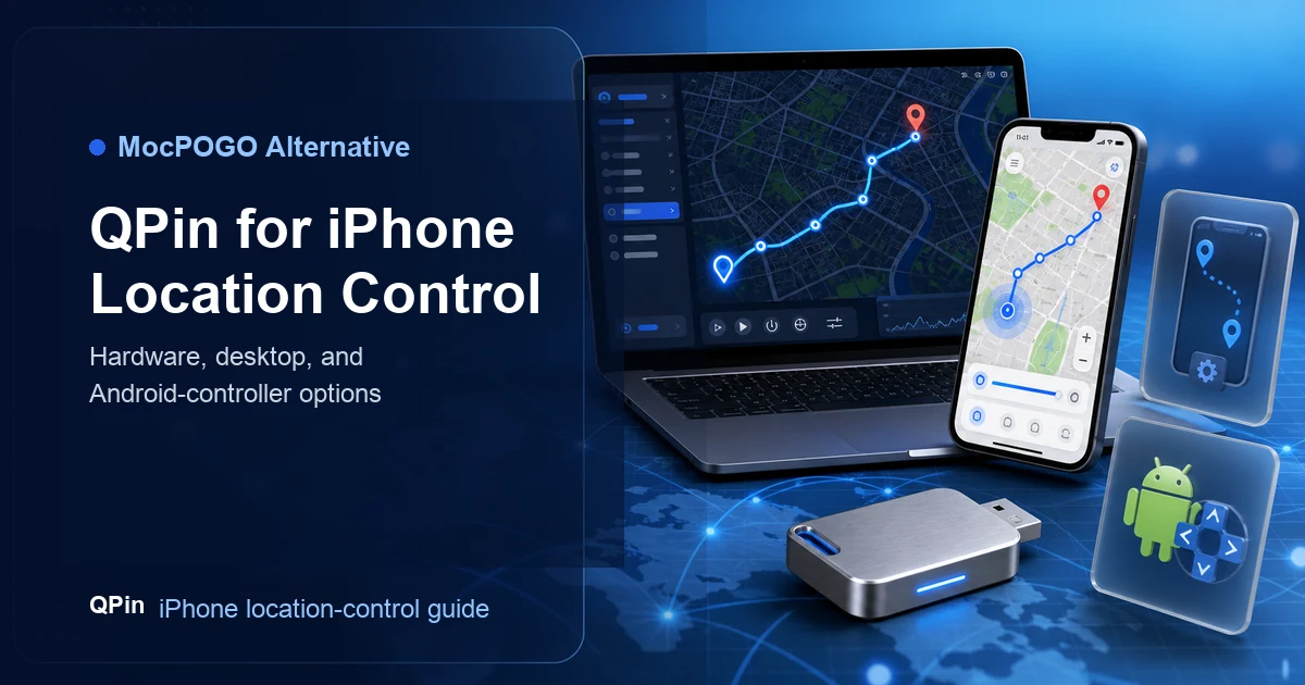 MocPOGO Alternative: QPin for iPhone Location Control cover image